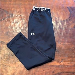 Black under armor fleece sweatpants